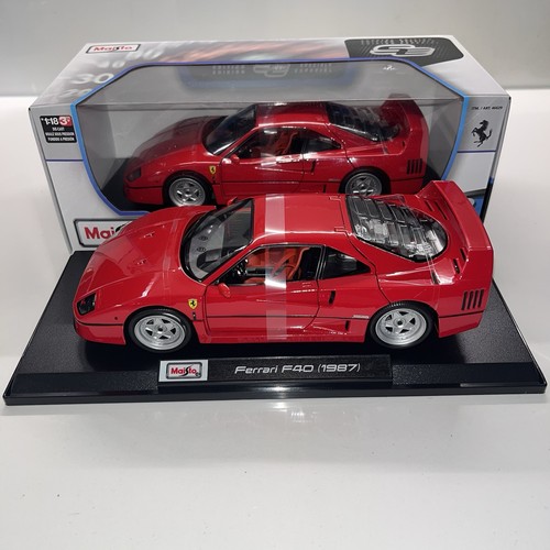 Ferrari f40 maisto scale - maisto, 1:18