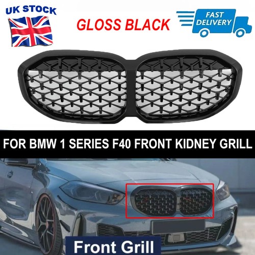 Gloss black diamond kidney - black,
