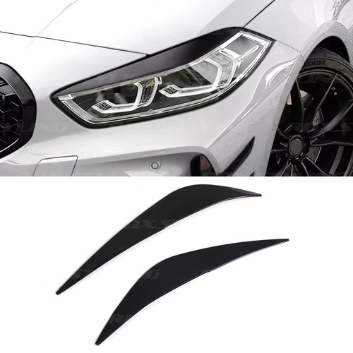 Headlight eyebrows gloss black - eyebrows,